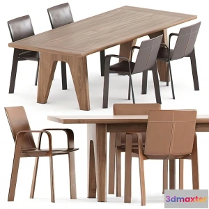 1220764 - Dining Table Set - 3D - 046