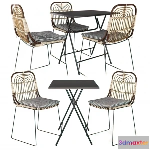 1262494 - Dining Table Set - 3D - 001