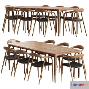 1262502 - Dining Table Set - 3D - 005