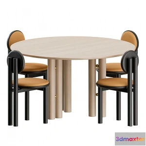 1262522 - Dining Table Set - 3D - 015