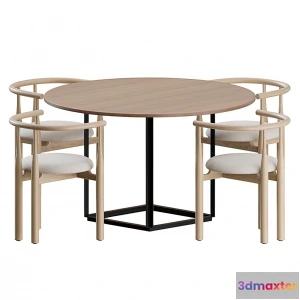 1262532 - Dining Table Set - 3D - 020