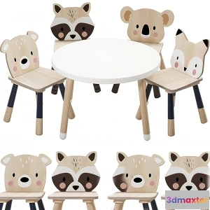 1262534 - Dining Table Set - 3D - 021