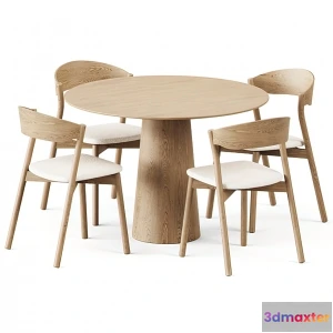 1262556 - Dining Table Set - 3D - 032