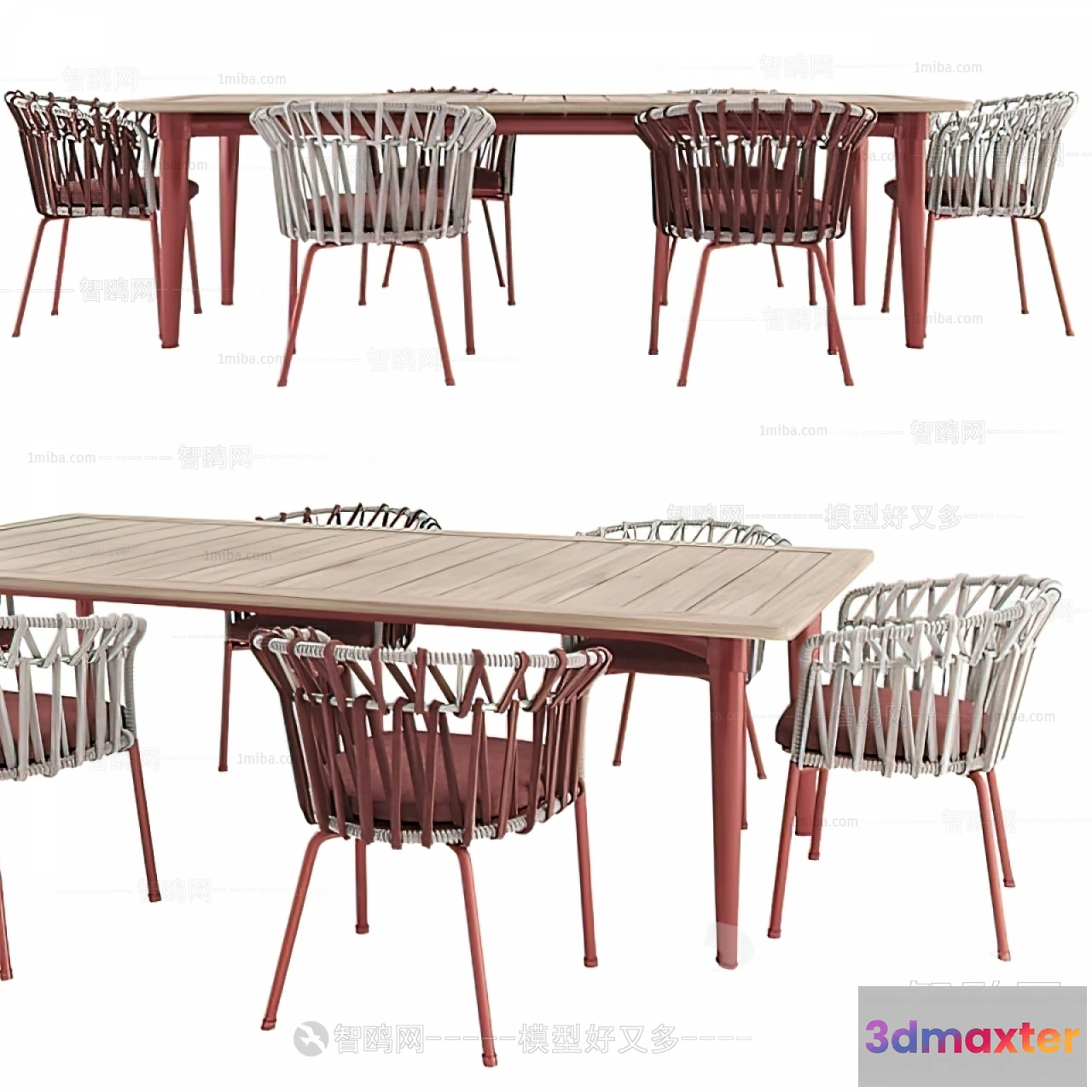 1262562 - Dining Table Set - 3D - 035