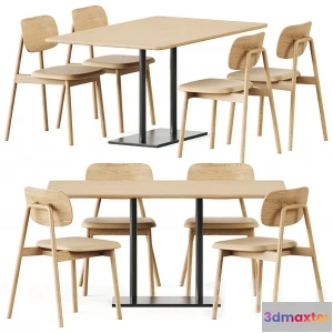 1262580 - Dining Table Set - 3D - 044