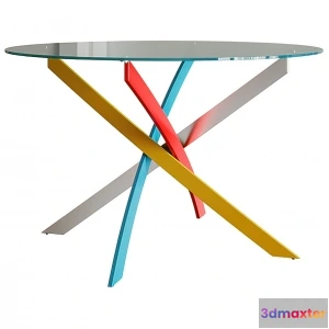 1262590 - Dining Table Set - 3D - 049