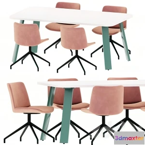 1262594 - Dining Table Set - 3D - 051
