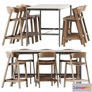 1262596 - Dining Table Set - 3D - 052