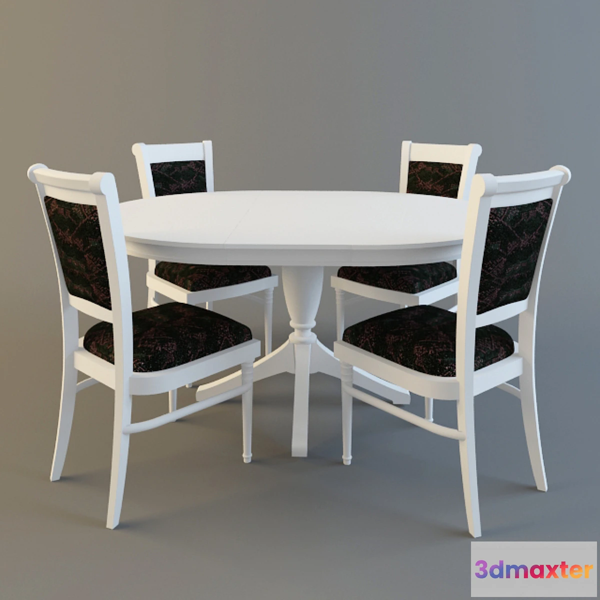 1272122 - Table + chairs 3D Max