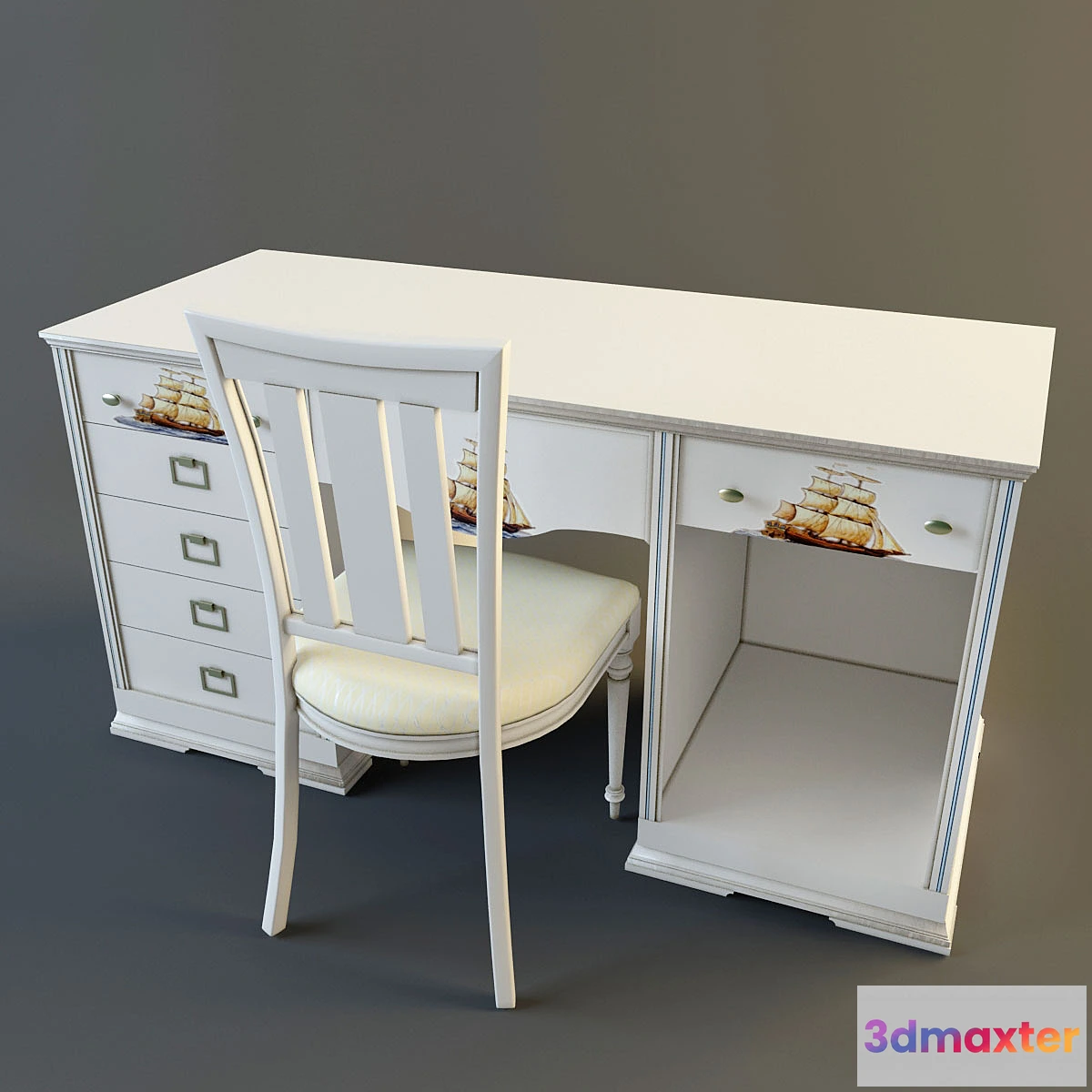 1274578 - Table and chair “Domus” 3D Max