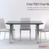 1274622 - Table T021 Chair BZ692 3D Max