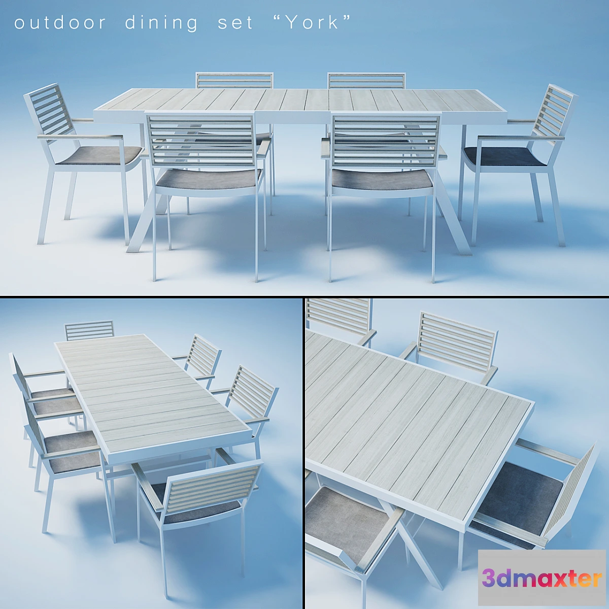 1282906 - dinning set york - No.2 3D Max