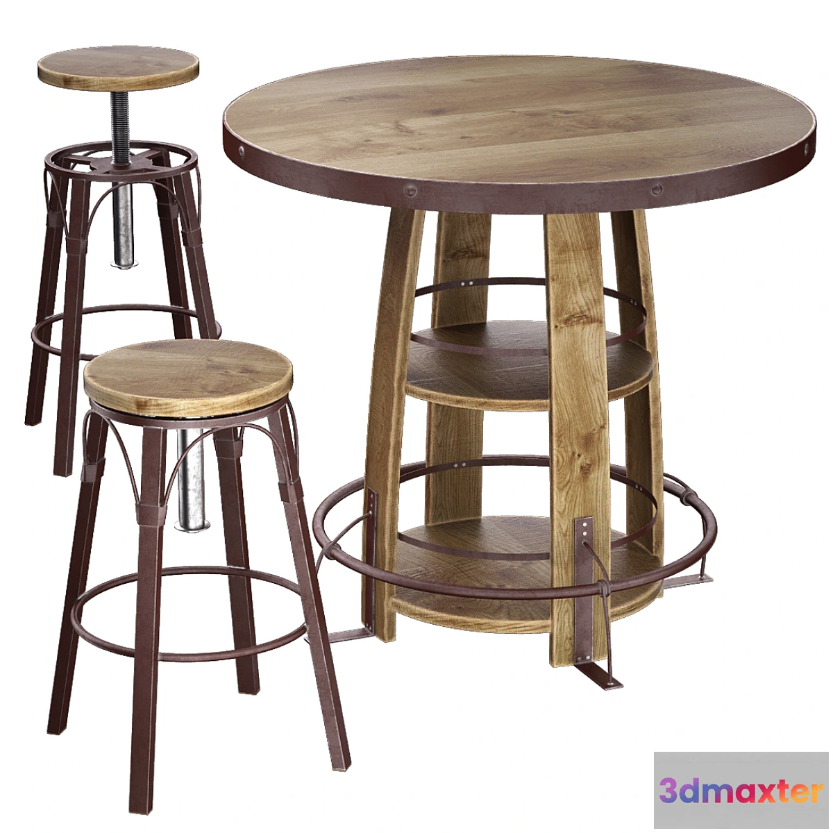 1287230 - Bayshore Pub Table Set 3D Max