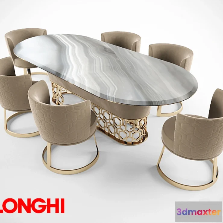 1287988 - longhi clairmont and cloe 3D Max