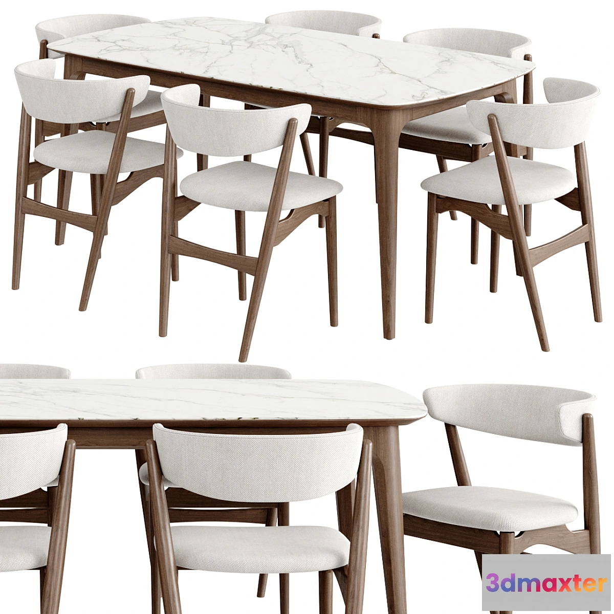 1294420 - Dinning Set 54 3D Max