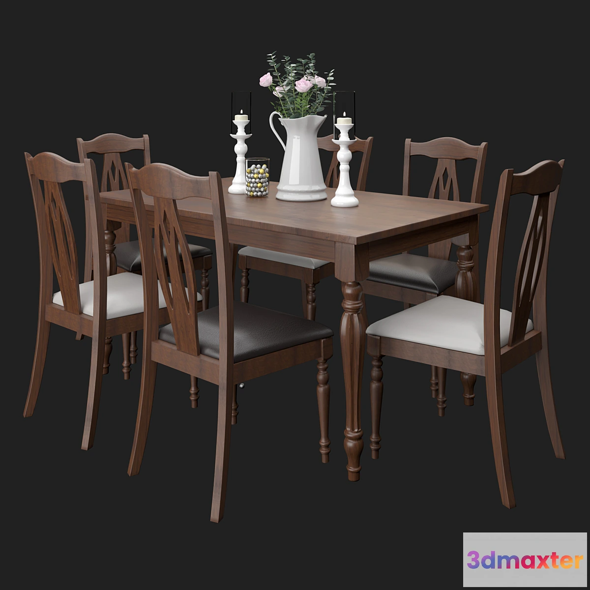 1294899 - Upsala table and chairs 3D Max