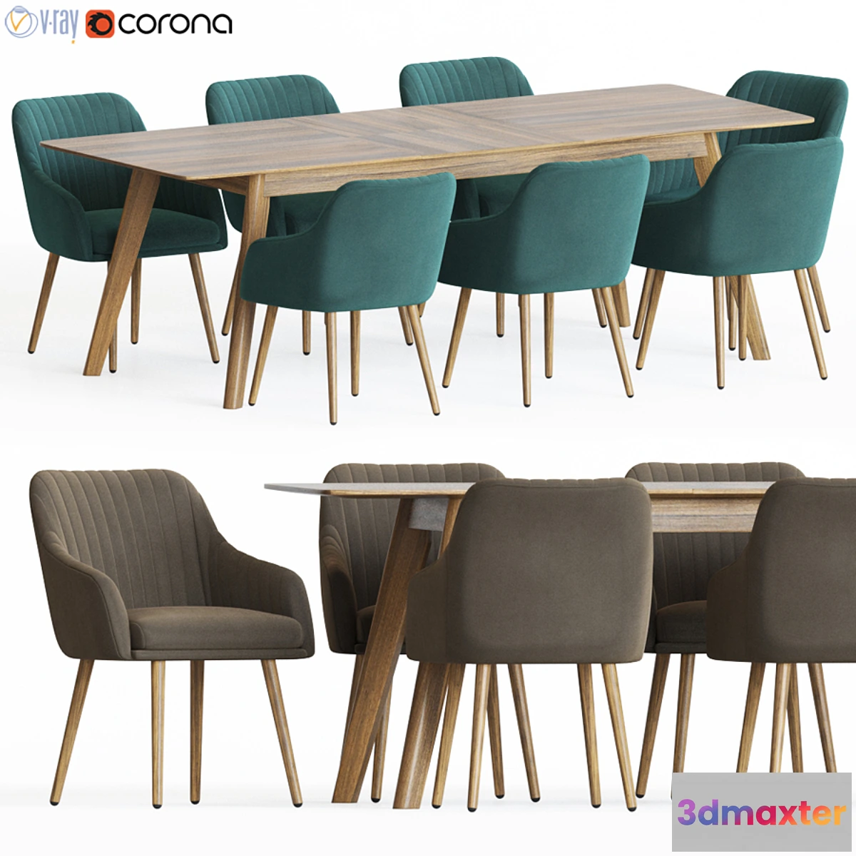 1296791 - Dining Set 50 - No.2 3D Max