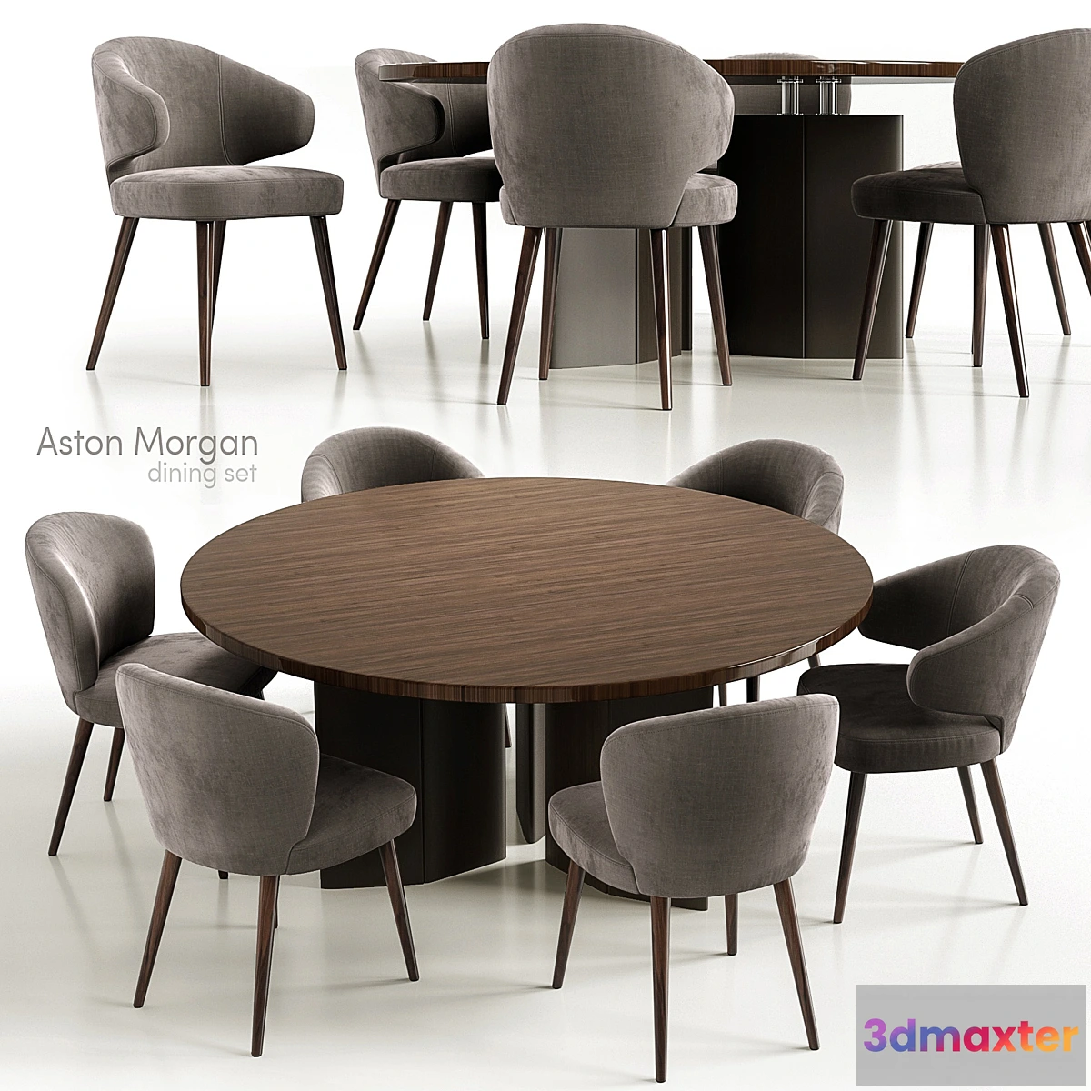 1297576 - Minotti aston morgan dining set 3D Max