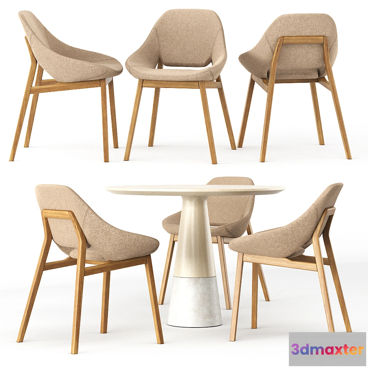 1298459 - ENNE GRACE and ECHO TABLE 3D Max