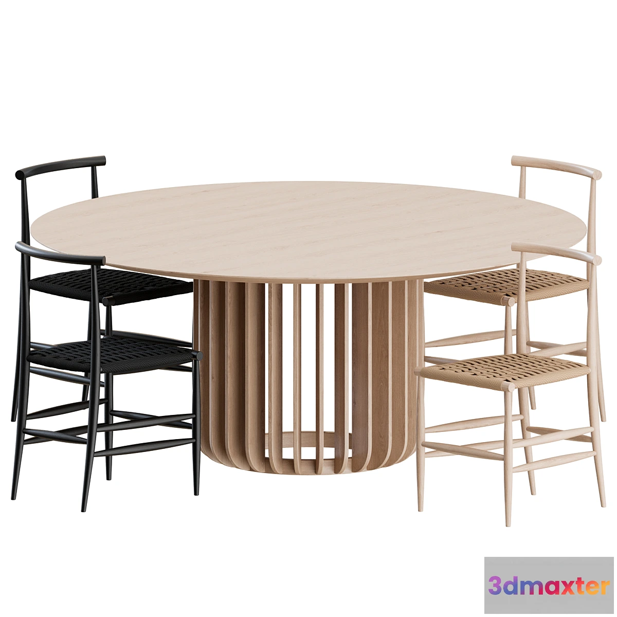 1299284 - Dinning set by miniforms 3D Max