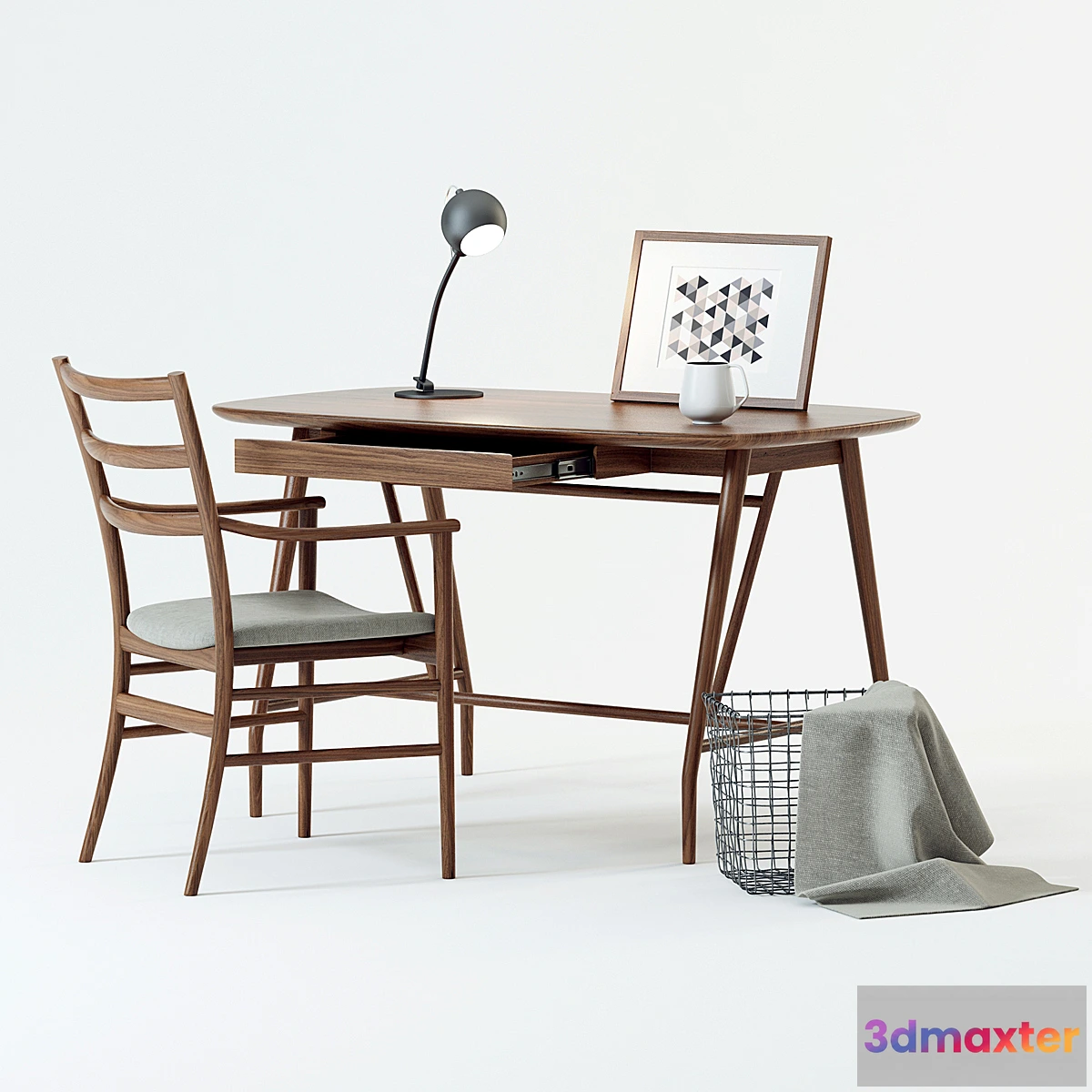 1303109 - Scandinavian Designs workspace set 3D Max