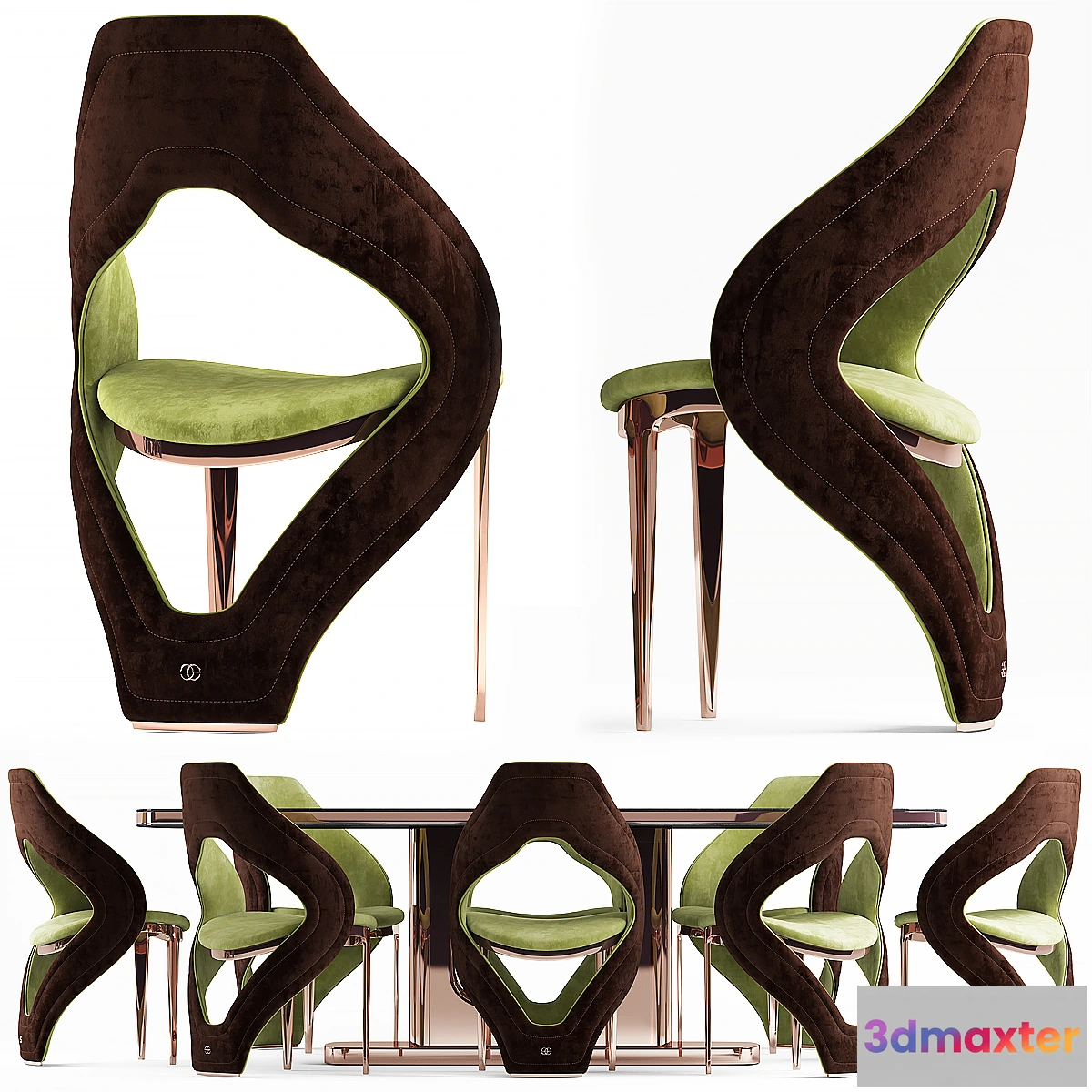 1304856 - Chair and table elve luxury 3D Max