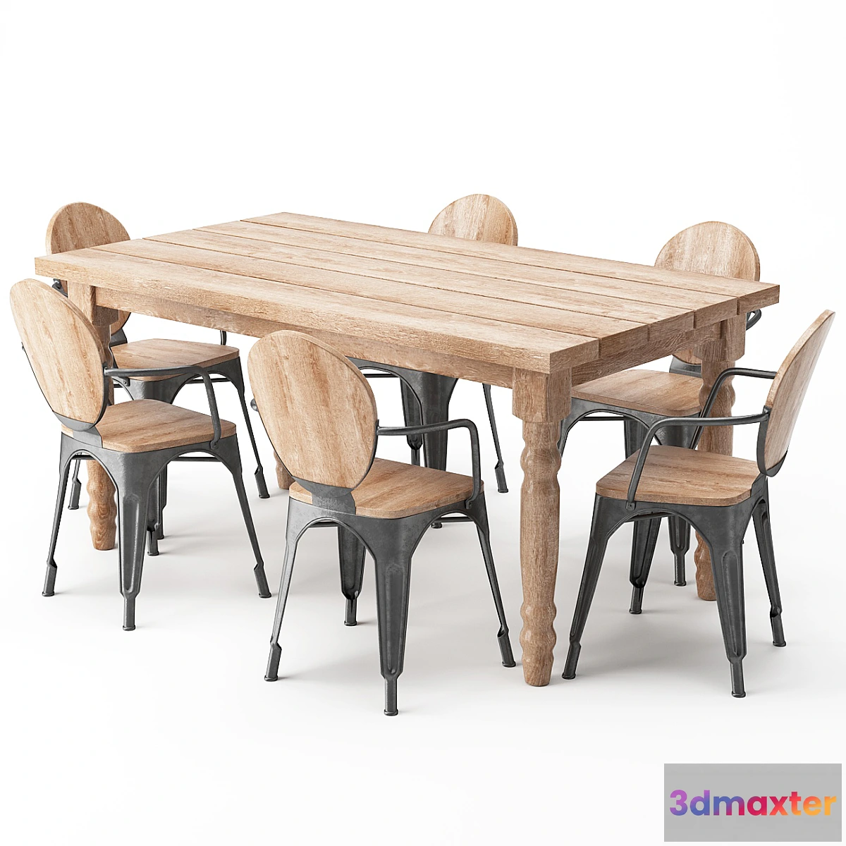 1305134 - Dining Table 82 3D Max