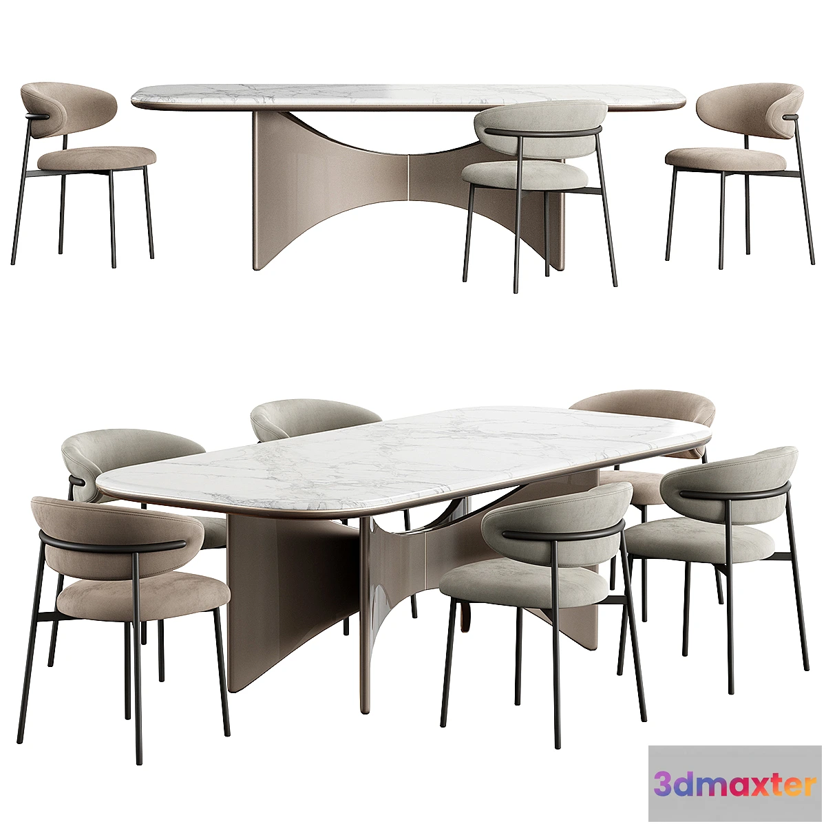 1307269 - NEO Chair Turri Blues Table 3D Max