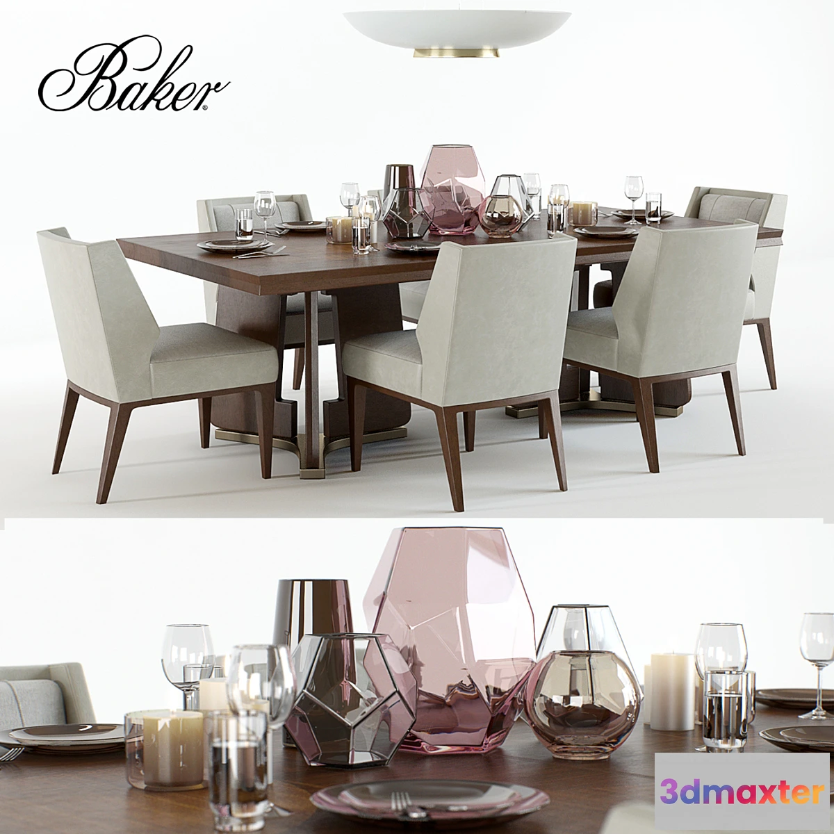 1307349 - Baker Ceremony & Kukio Table set 3D Max