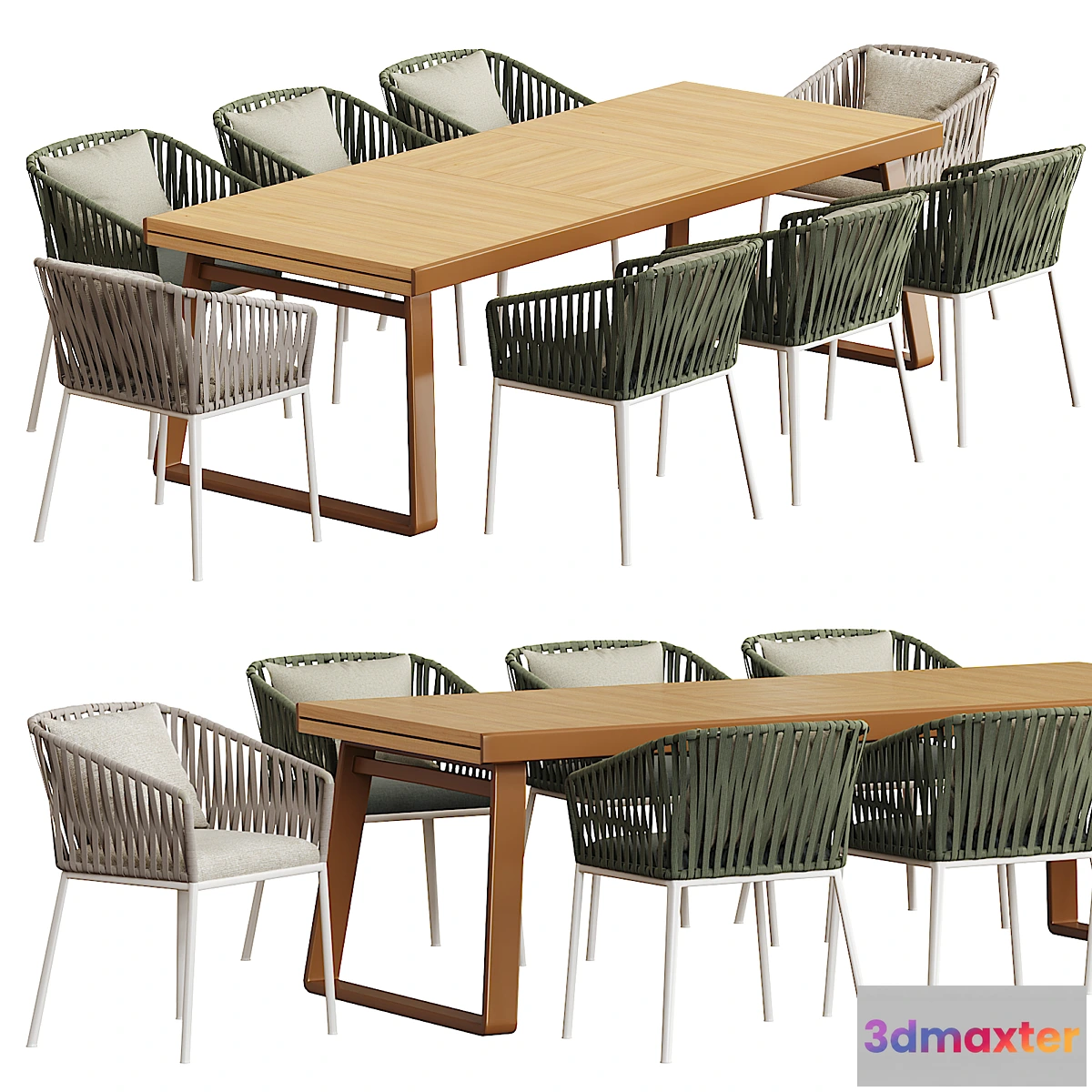 1309436 - Kettal  BITTA dining table 3D Max