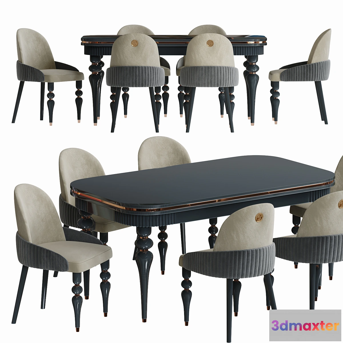 1314973 - capella dining chair 3D Max