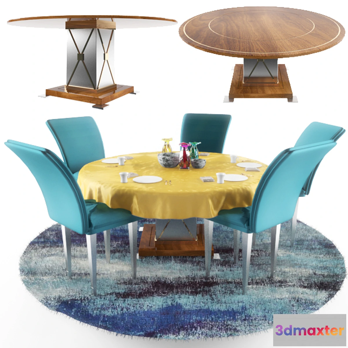 1315472 - Dining table - No.4 3D Max