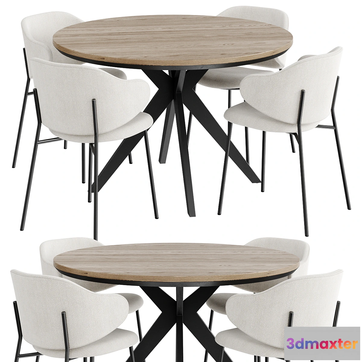 1317406 - Dinning Set 109 - No.2 3D Max