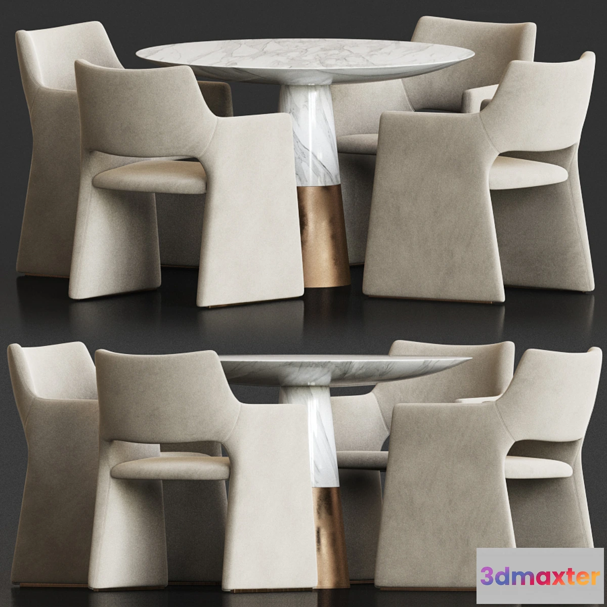 1321143 - Dining Set 89 3D Max