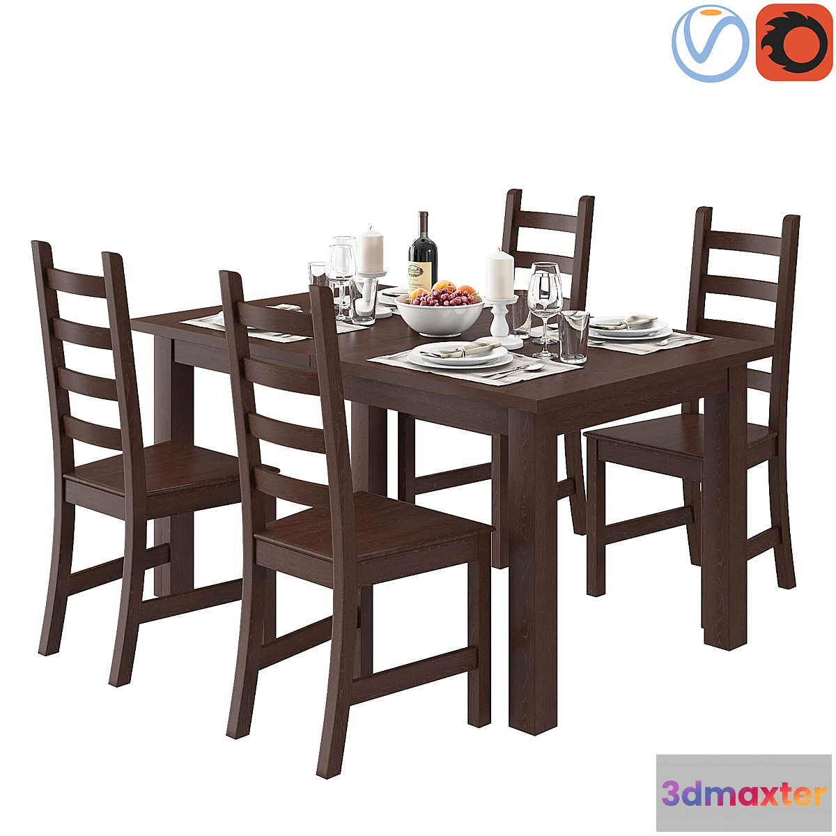 1322540 - IKEA KAUSTBY and STORNAS 3D Max