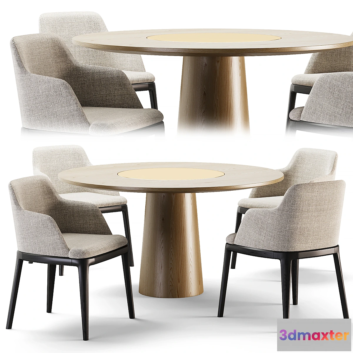 1326660 - Poliform Dining set 3D Max