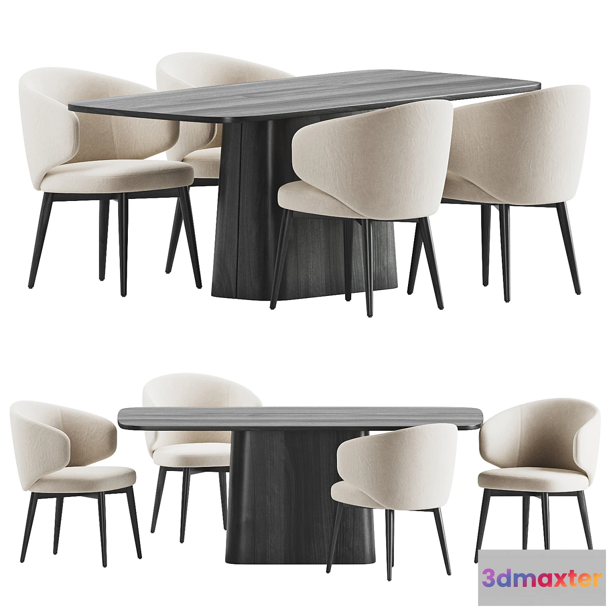 1327346 - Dining Set 31 3D Max