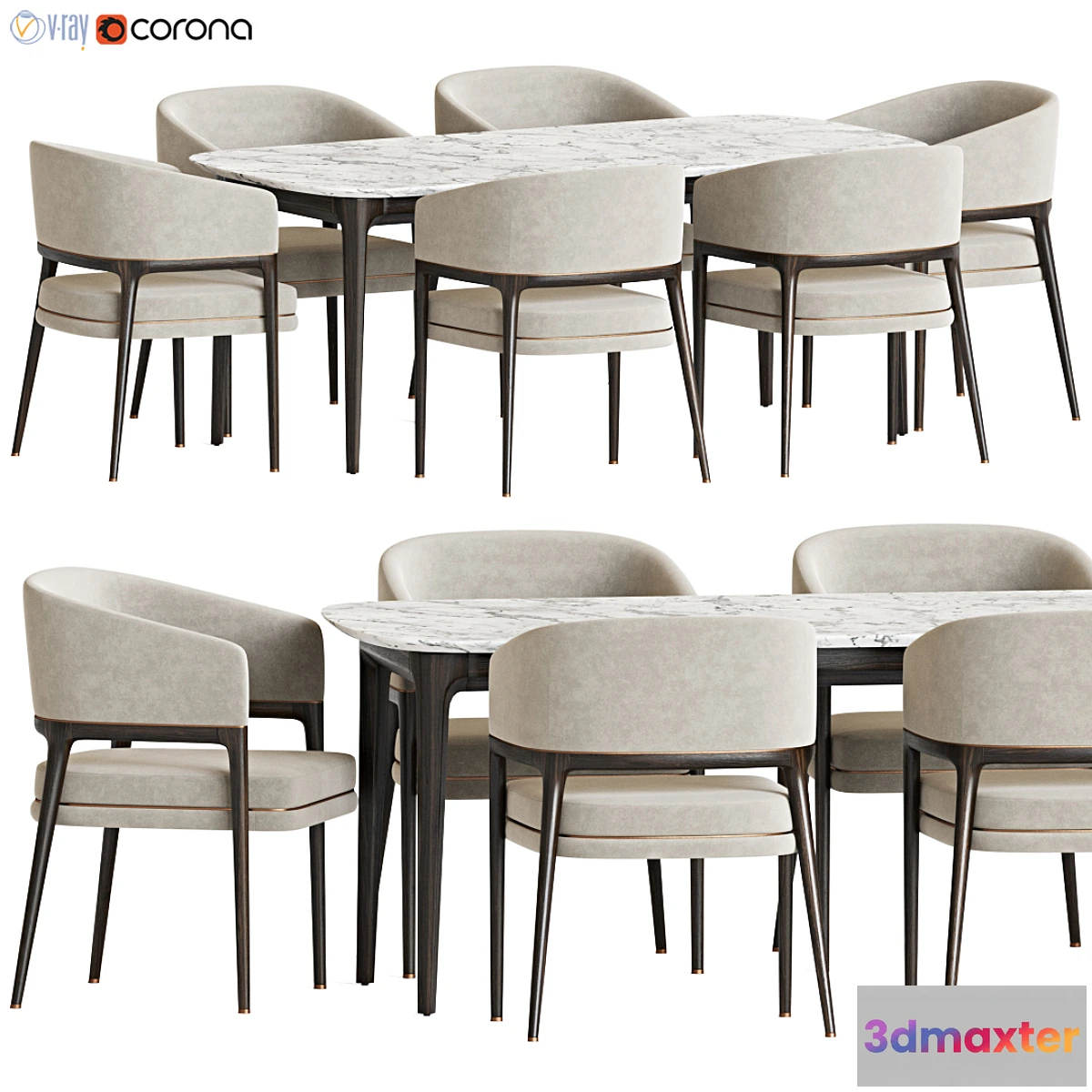 1328109 - Dining Set 123 3D Max