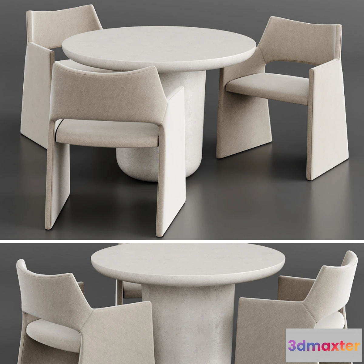 1332624 - Dinning set 15 3D Max