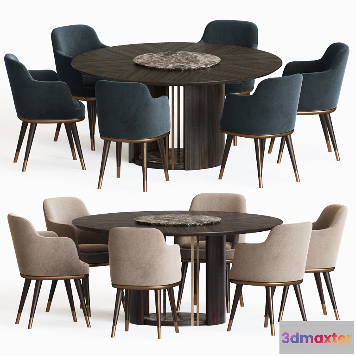 1335942 - Dining Set 79 3D Max