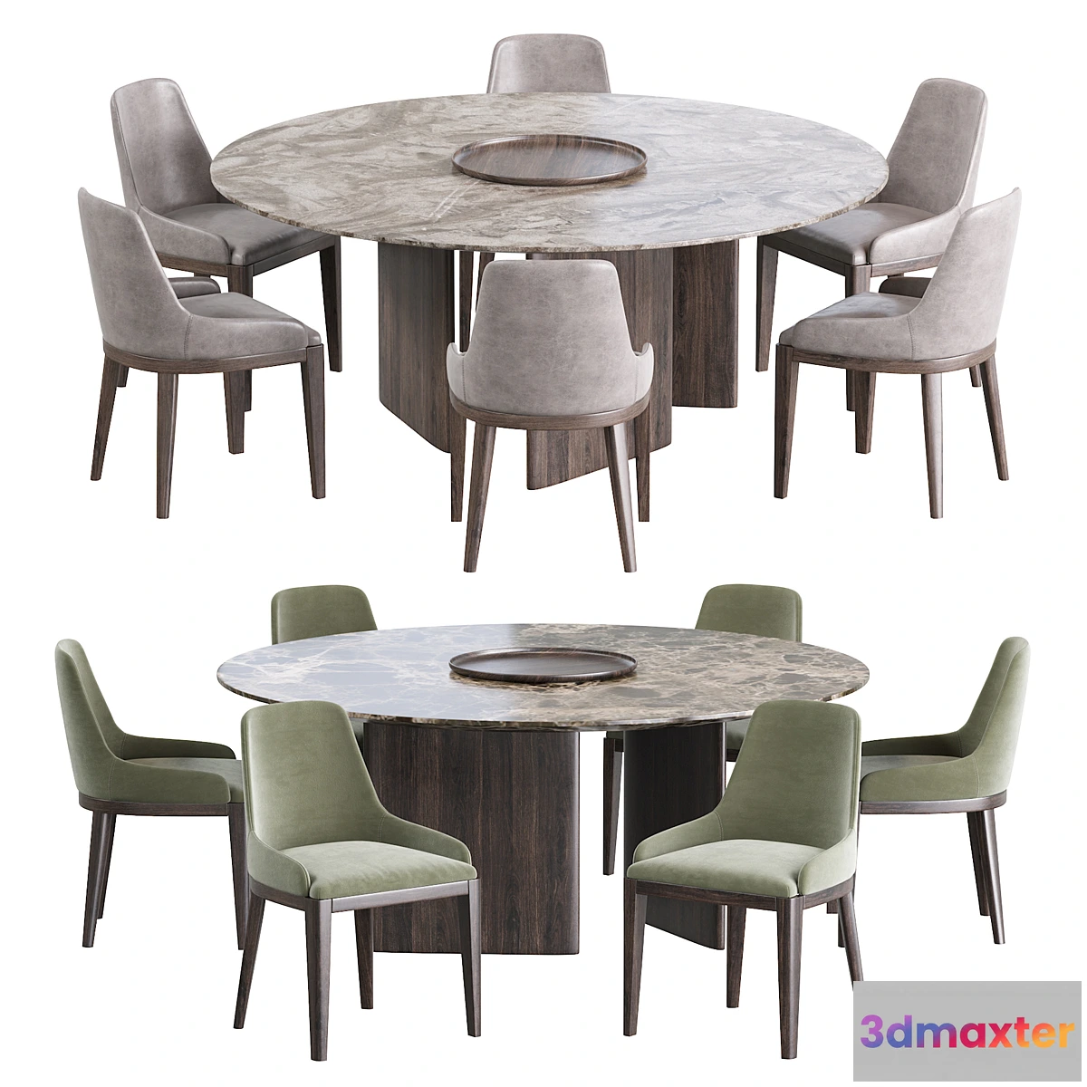 1338988 - Cleo Chair and Dining table 3D Max