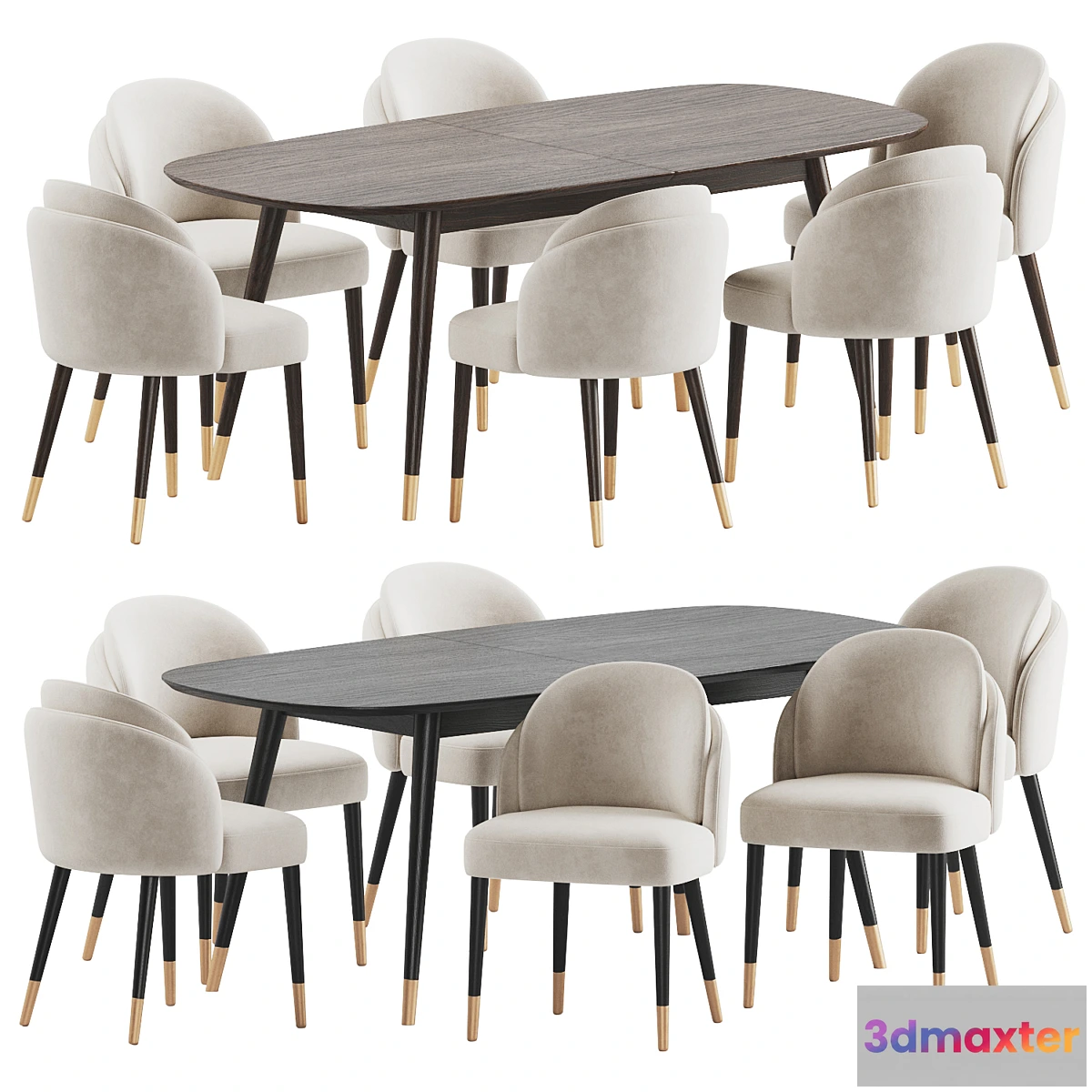 1341034 - Dining Set 15 3D Max
