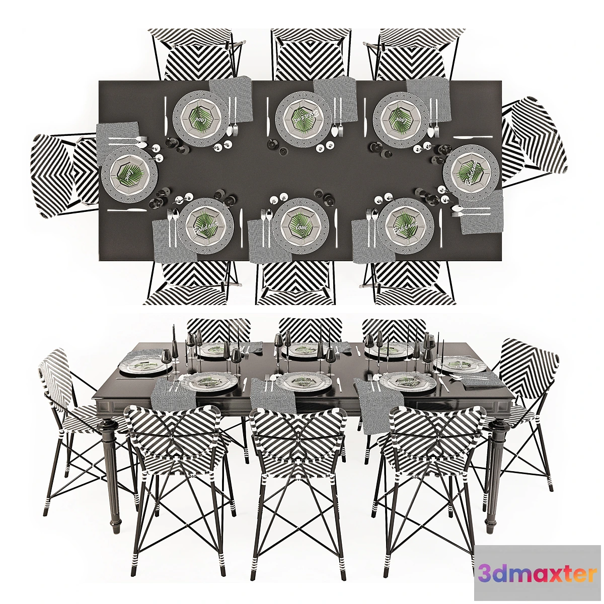 1341053 - Decor Set_ EICHHOLTZ 3D Max