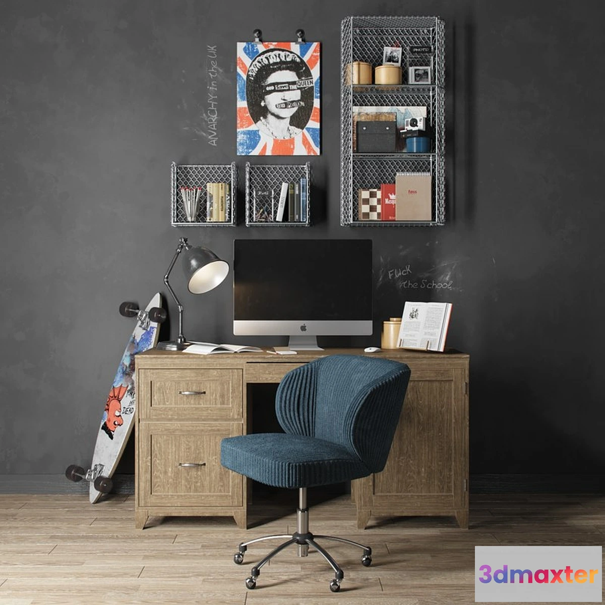 1342993 - Workplace №1 3D Max