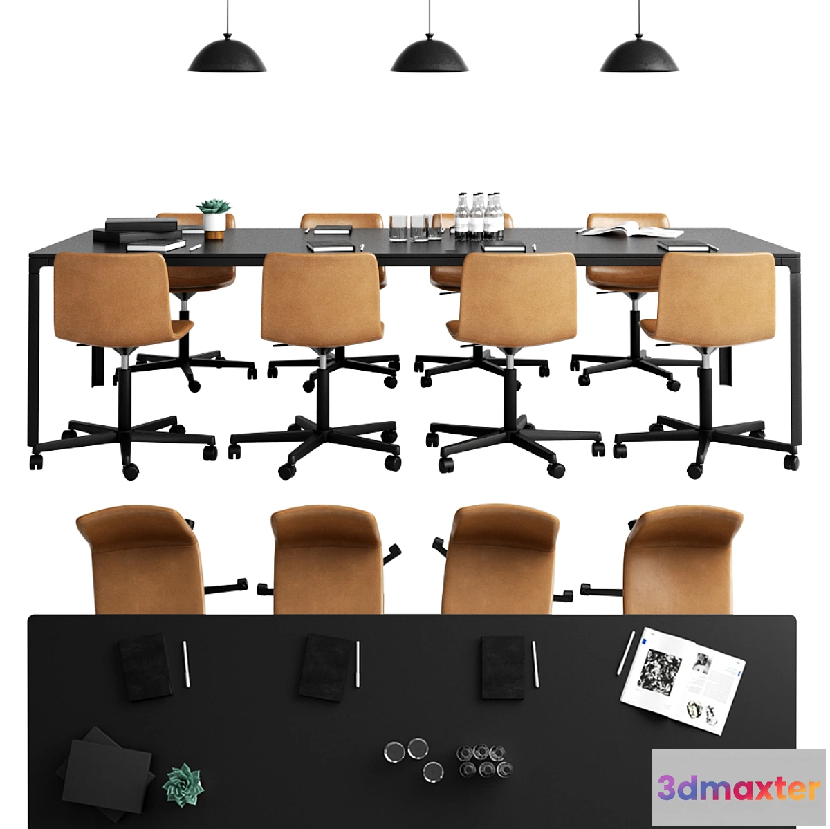 1344358 - Fredericia_Pato_Chair _ & _ Mesa_Table 3D Max