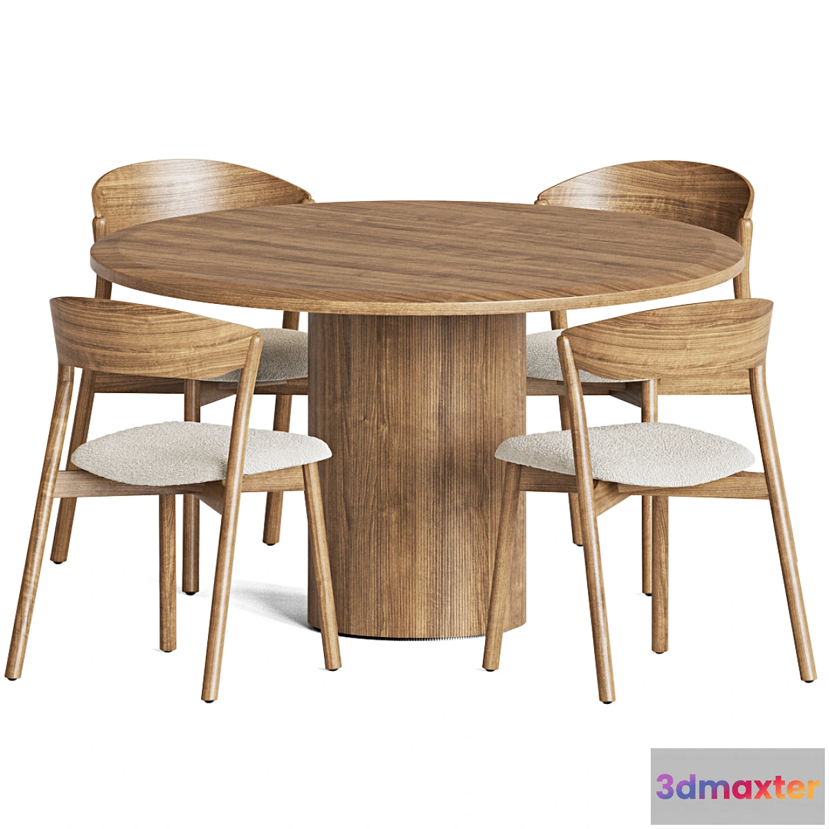 1345744 - Dining Set 37 3D Max