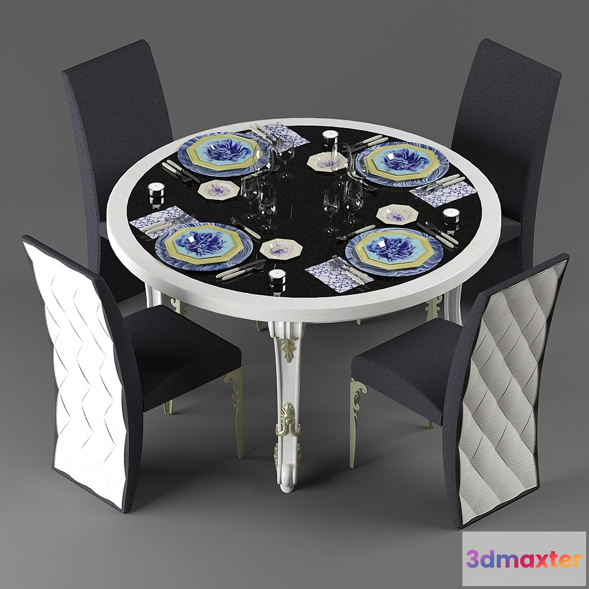 1348684 - Dining Group 3D Max