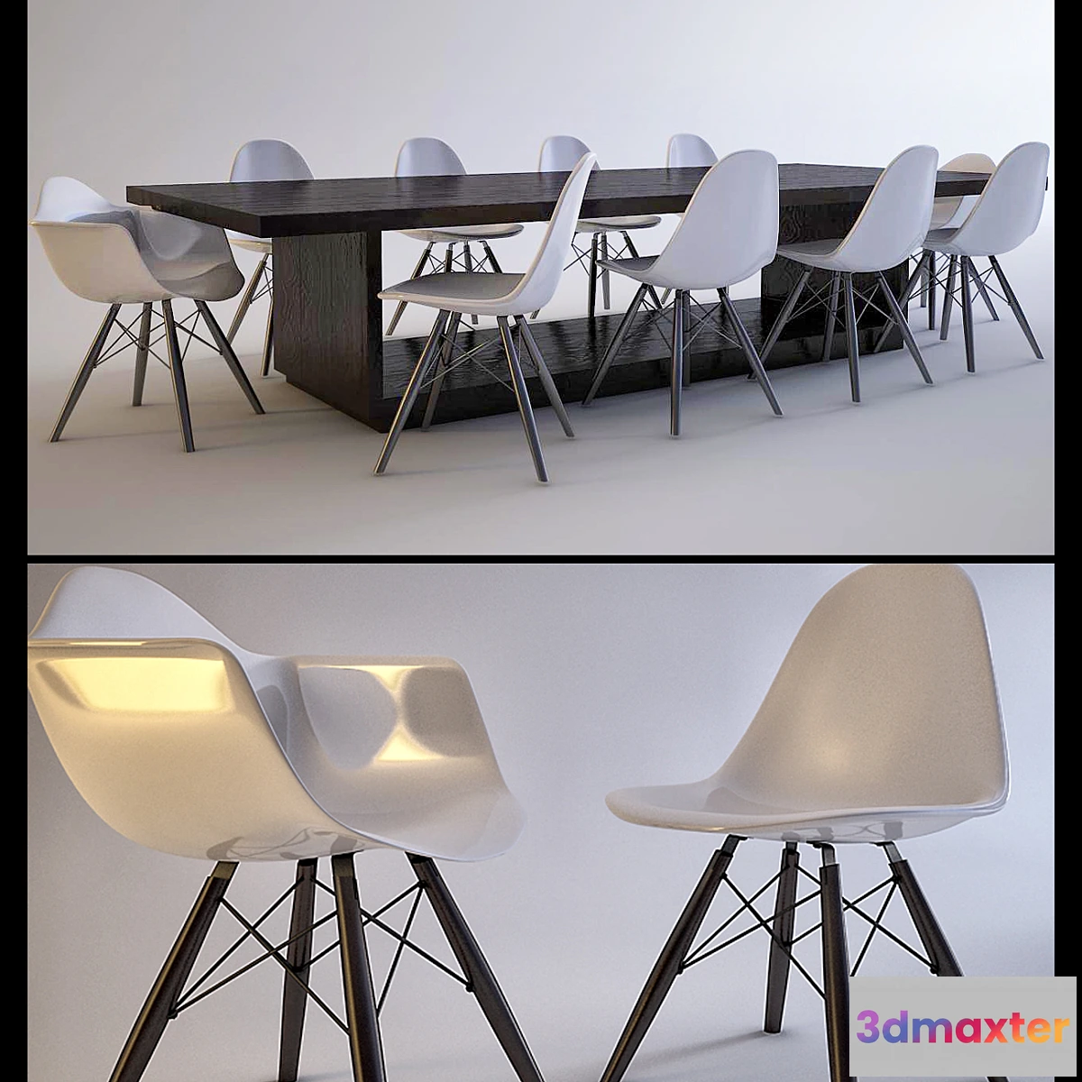 1348974 - table and chairs - No.3 3D Max