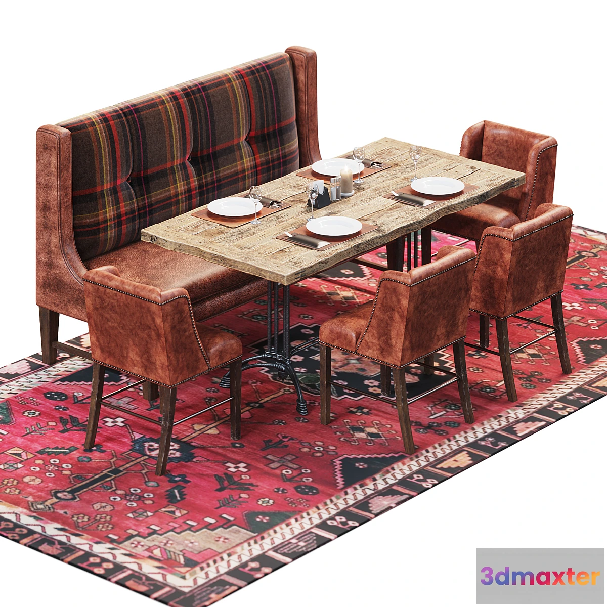 1349346 - Furniture set for restaurant 3D Max