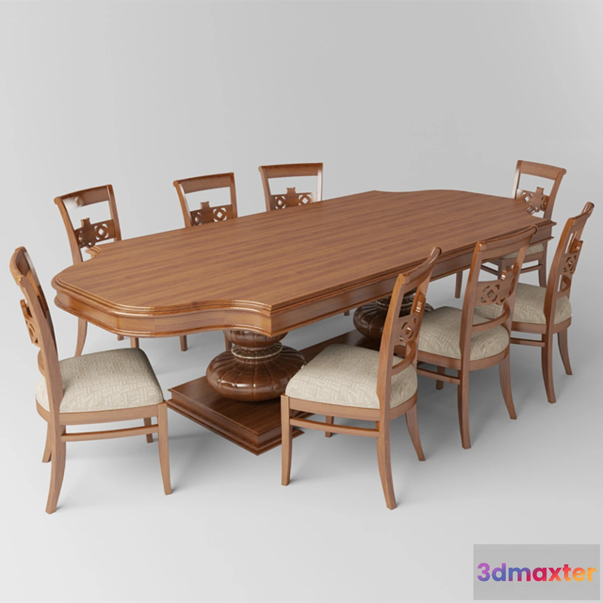 1351601 - Table chair classic 3D Max